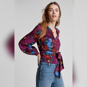 Anthropologie Moulinette Soeurs Floral Blouse